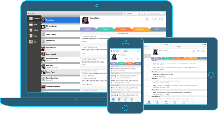 contacts journal crm pricing